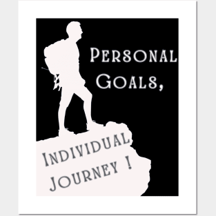 Personal Goals, Individual Journey Posters and Art